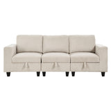 Walterboro-(3)Sofa with Storage, Storage Pouches and Charging Ports image