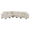Walterboro-(6)6-Piece Sectional with Storage, Storage Pouches and Charging Ports image