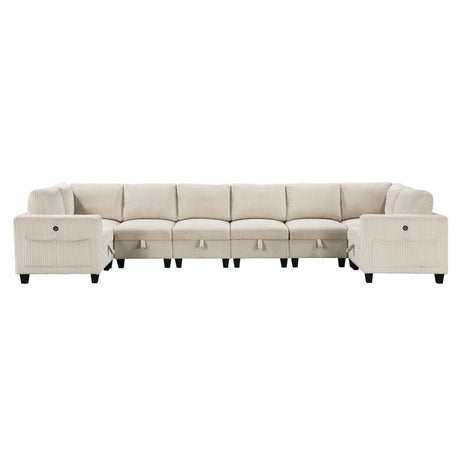 Walterboro-(8)8-Piece Sectional with Storage, Storage Pouches and Charging Ports image
