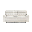 Celeste-Power Double Reclining Love Seat with Center Console, Power Headrests, Hidden Arms Cup Holders, Charging Ports and Wireless Charger image