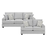 Sarah-2pc Set: Sofa, Love image