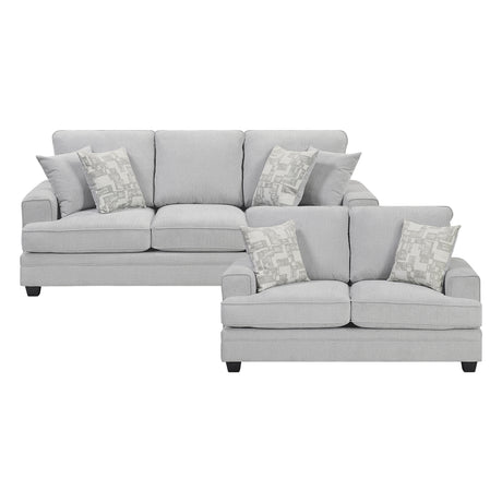 Sarah-2pc Set: Sofa, Love image