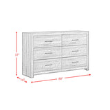 Bailey Bookcase Panel Bedroom Set with 2 Nightstands