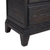 Montrose Dresser and Mirror Set in Espresso & Brown