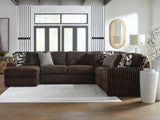 Midnight-Madness Sectional with Chaise