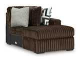 Midnight-Madness Sectional with Chaise