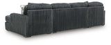 Midnight-Madness Sectional with Chaise