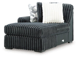 Midnight-Madness Sectional Sofa with Chaise