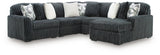 Midnight-Madness Sectional with Chaise