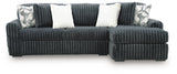 Midnight-Madness Sectional Sofa with Chaise