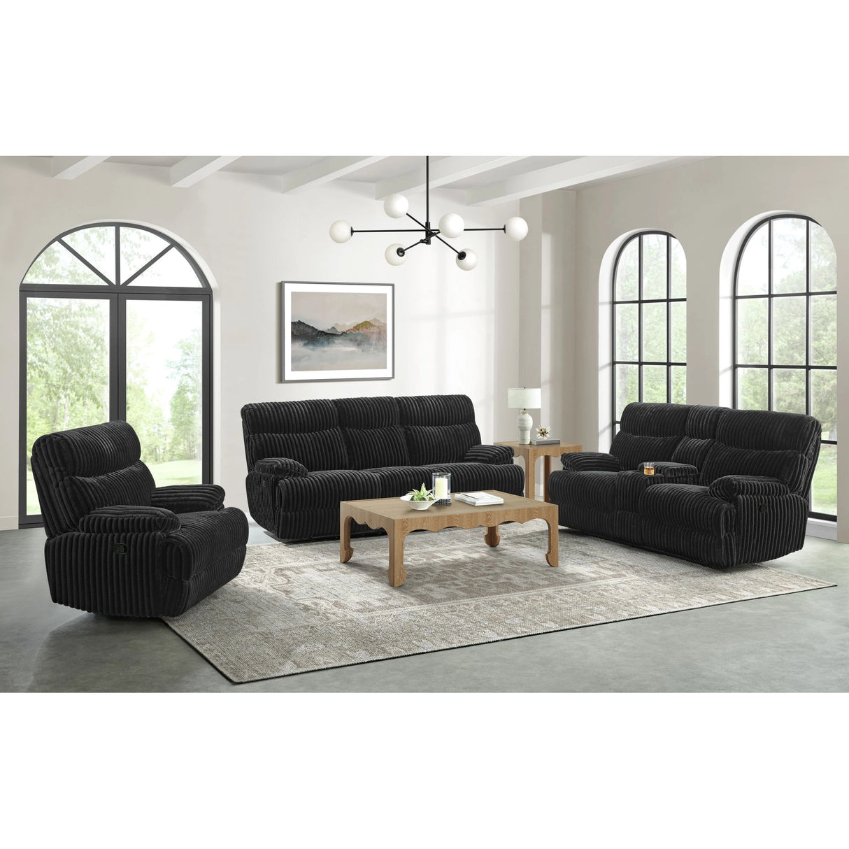 Admiral Recliner in Masis Black