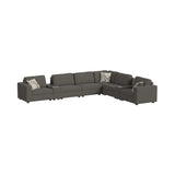 Options One Living Room Set in Palmer Plus Ash