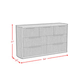 Sylvie UPH Bedroom Set with 2 Nightstands