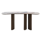 Console Table w/Natural Marble
