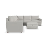Flex 5-Seat Sectional with Narrow Arm and Storage Ottoman - 5000003371