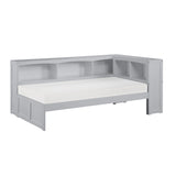 Orion-(3) Twin Bookcase Corner Platform Bed image