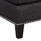 Erica 497 Ottoman W/Chrome Nail (ISTA 3)