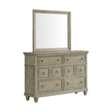 Whit-Ash Panel Bedroom Set with Door Chest