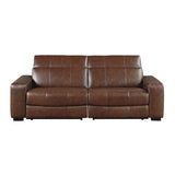 Sutton-(2)Power Double Reclining Love Seat with Power Headrests and Charging Ports image