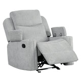 Motion Glider Recliner w/Storage Arm