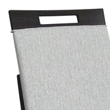 Transcend Counter Side Chair with Light Grey Fabric in Charcoal (2 Per Carton)