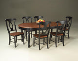 A-America British Isles Napoleon Side Chair in Oak/Black (Set of 2)