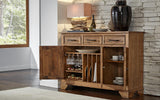 A-America Furniture Bennett Server in Smoky Quartz