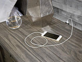 A-America Furniture Glacier Point Nightstand in Greystone