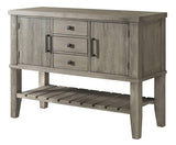 A-America Furniture Huron 51 Server in Distressed Gray