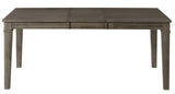 A-America Furniture Huron Leg Table in Distressed Gray