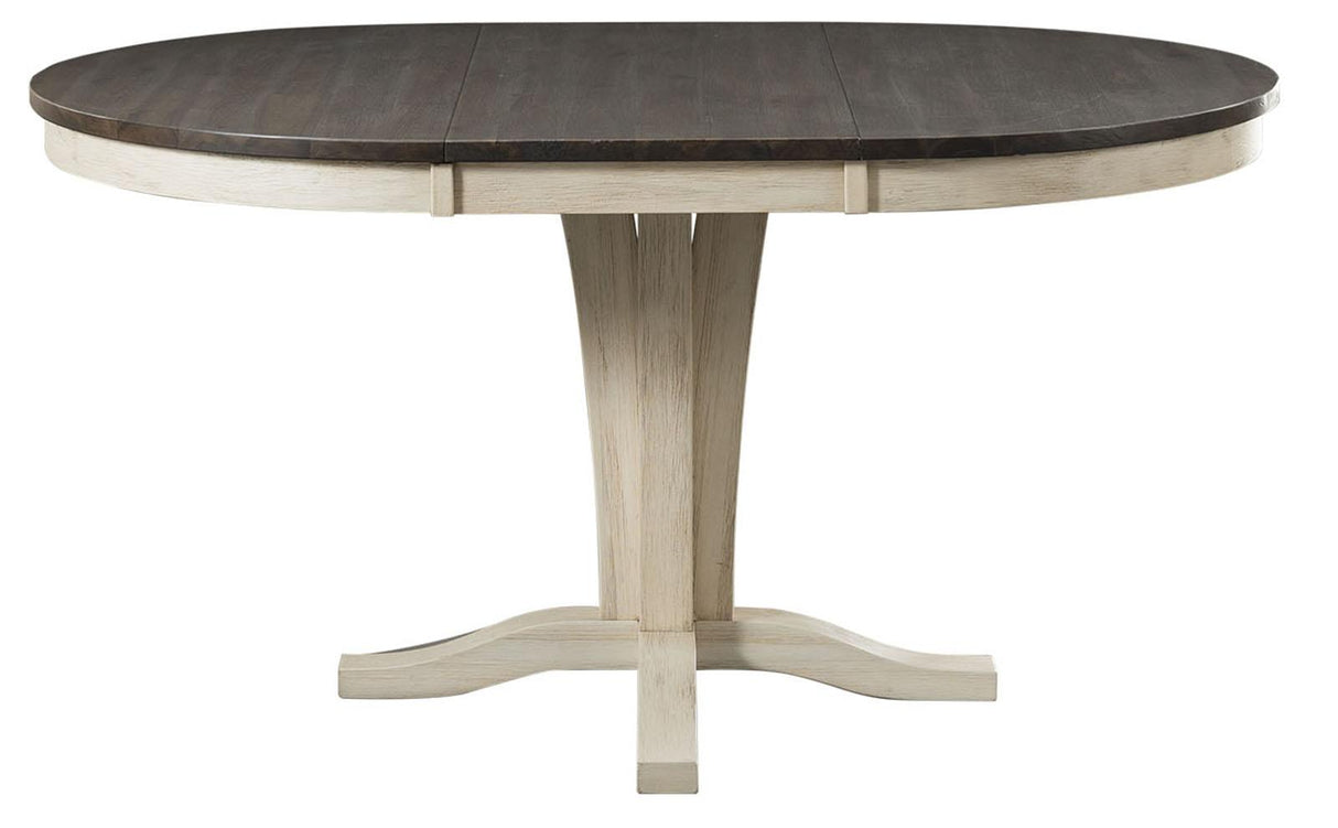 A-America Furniture Huron Pedestal Dining Table in Coffee