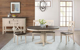 A-America Furniture Huron Pedestal Dining Table in Coffee