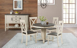 A-America Furniture Huron Pedestal Dining Table in Coffee