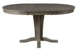 A-America Furniture Huron Pedestal Dining Table in Distressed Gray