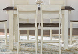 A-America Furniture Mariposa Gathering Table in Coffee