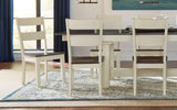 A-America Furniture Mariposa Ladderback Side Chair in Coffee (Set of 2)