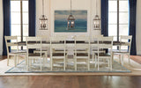 A-America Furniture Mariposa Trestle Table in Coffee