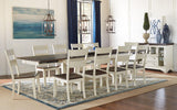 A-America Furniture Mariposa Trestle Table in Coffee
