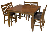 A-America Furniture Mason Slatback Gathering Height Barstool in Macciato (Set of 2)