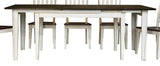A-America Furniture Toluca 3-Leaf Extension Table in Cherry