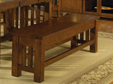A-America Laurelhurst Storage Bench in Mission Oak