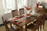 A-America Toluca Vers-A-Table Dining Table in Rustic Amber