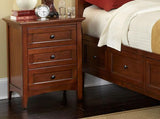 A-America Westlake Nightstand in Brown Cherry