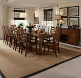 A-America Toluca Wide Server in Rustic Amber