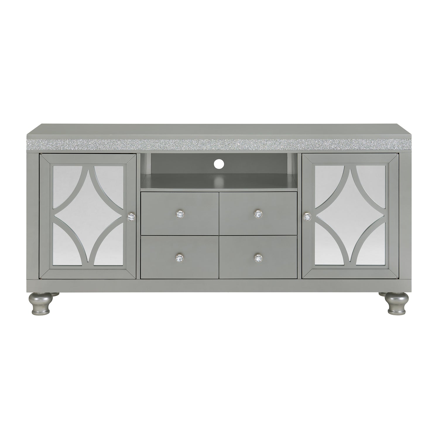 Avril 70" TV Stand in Silver