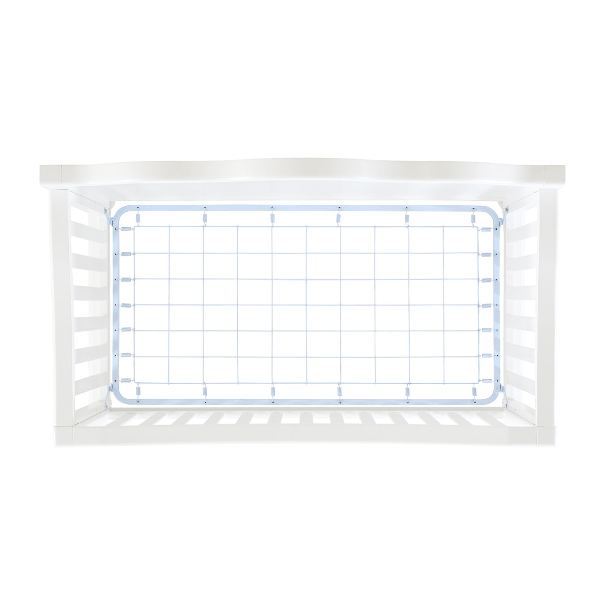 Alana Crib with Guardrails in White