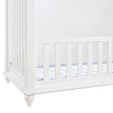 Alana Crib with Guardrails in White