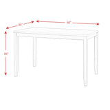 Alex 60" 7Pc Counter Dining Set