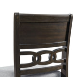 Amherst Counter Side Chair W/Fabric Cushion Dark Finish (2 Per Pack)