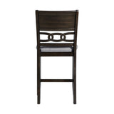 Amherst Counter Side Chair W/Fabric Cushion Dark Finish (2 Per Pack)